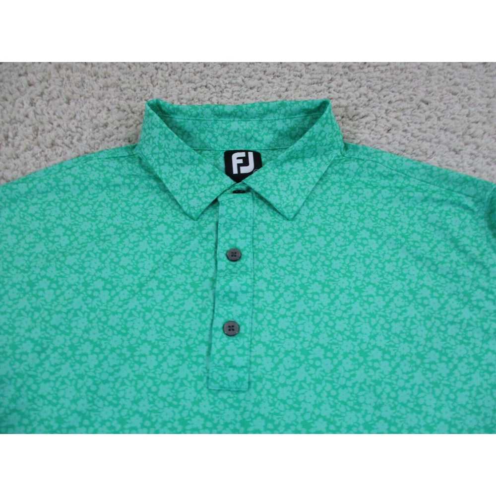 Footjoy FootJoy Shirt Mens Extra Large Green Polo… - image 3