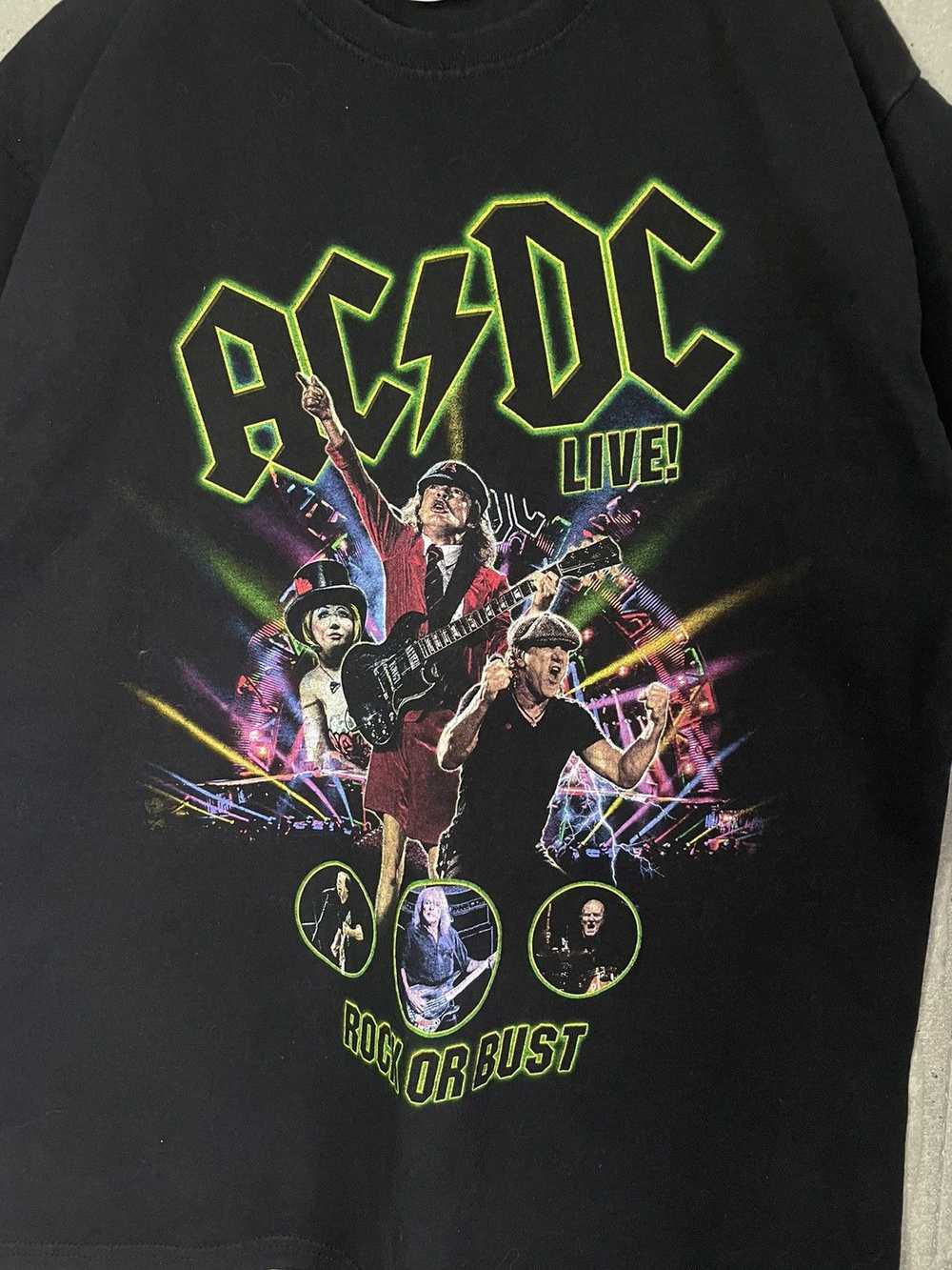 Band Tees × Rock Tees × Streetwear AC/DC Rock Or … - image 4