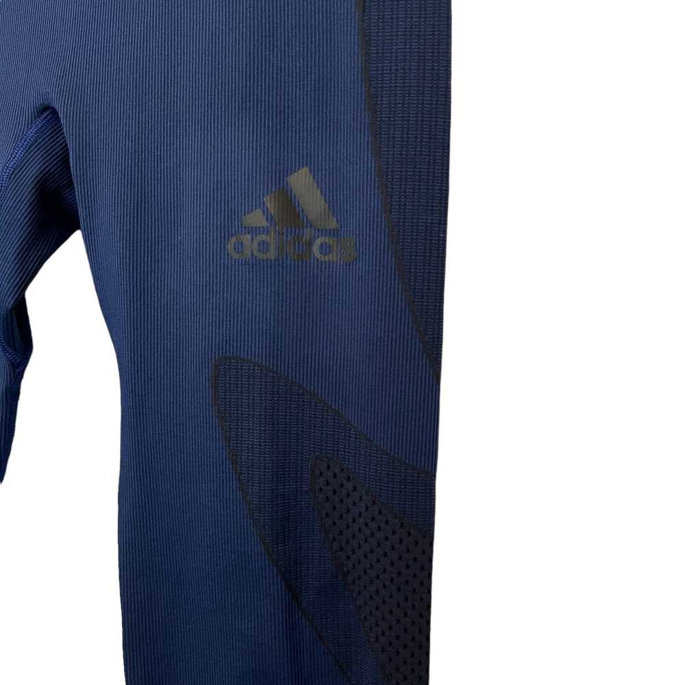 Adidas Adidas Studiotech Techfit Tights Blue Blac… - image 4
