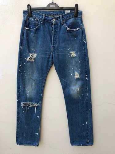 Orslow Orslow Japan Ripped Paint Splattered Selve… - image 1