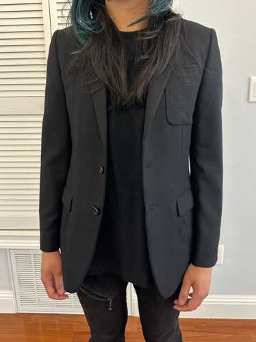 ジャケット UNDERCOVER FW24 Shawl blazer (UC2D13031 TCHARCOAL) FW14 Black Classic Shawl Collar Blazer – Backyardarchive