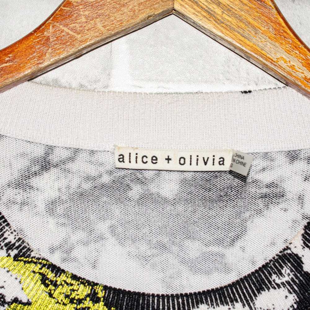 Alice + Olivia Alice + Olivia Quintin Printed Cre… - image 4