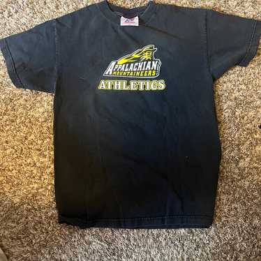 Appalachian State Atheltics T Shirt Black Faded - image 1