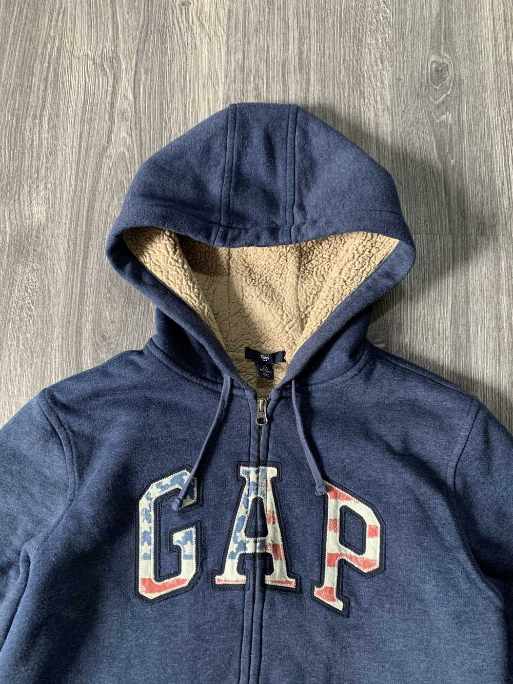 Gap × Streetwear × Vintage GAP VINTAGE ZIP UP SHE… - image 3