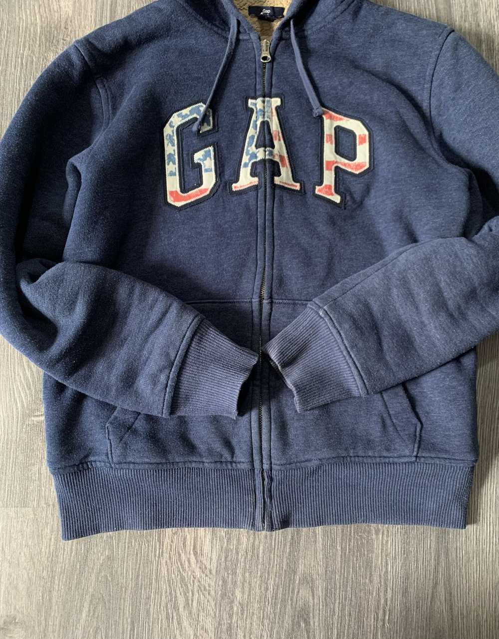 Gap × Streetwear × Vintage GAP VINTAGE ZIP UP SHE… - image 4