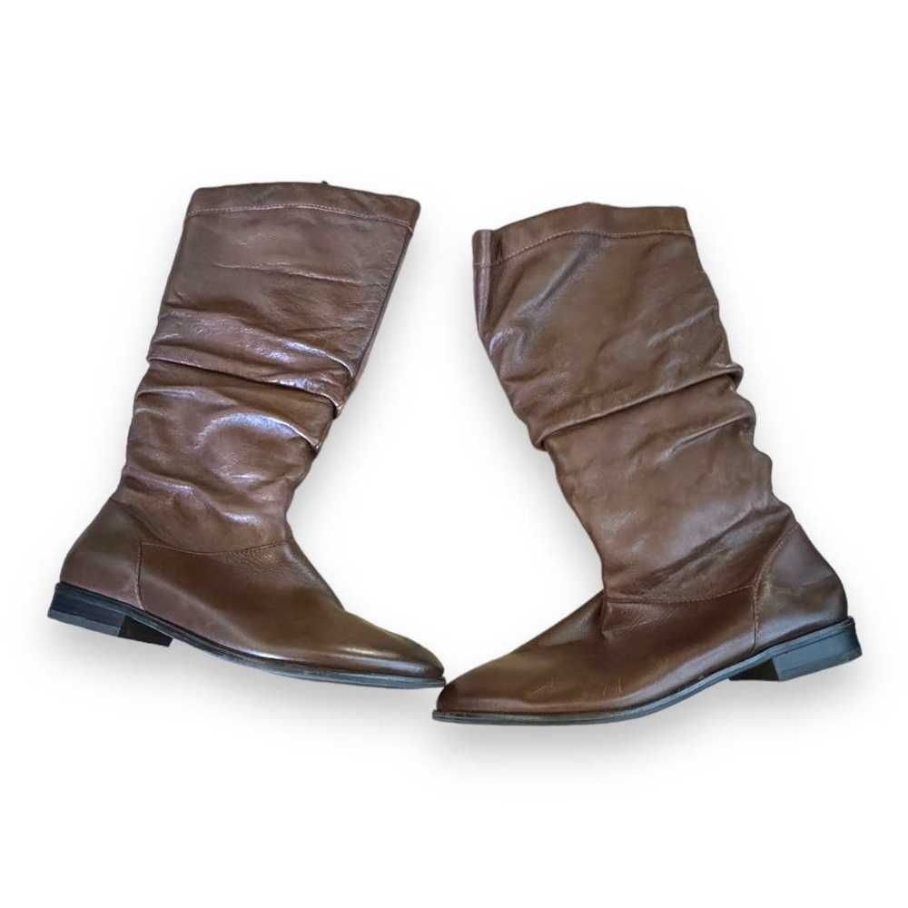 Aldo Aldo Womens Boots Sz 8.5 Brown Slouchy Leath… - image 2