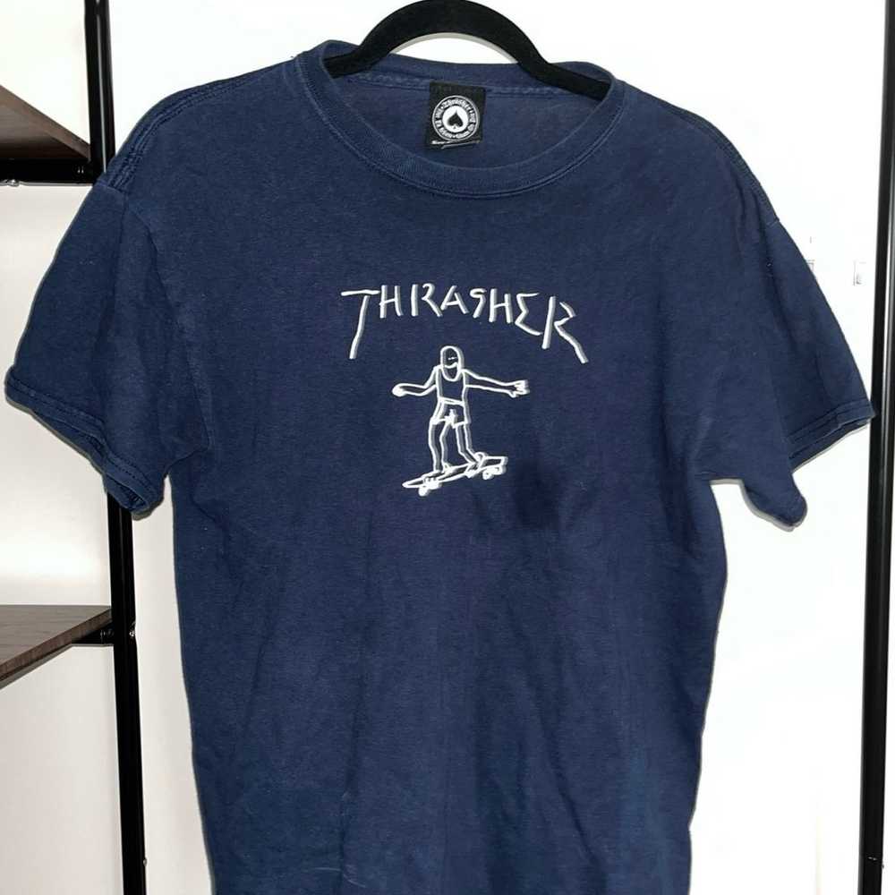 THRASHER stickman skate shirt - image 1