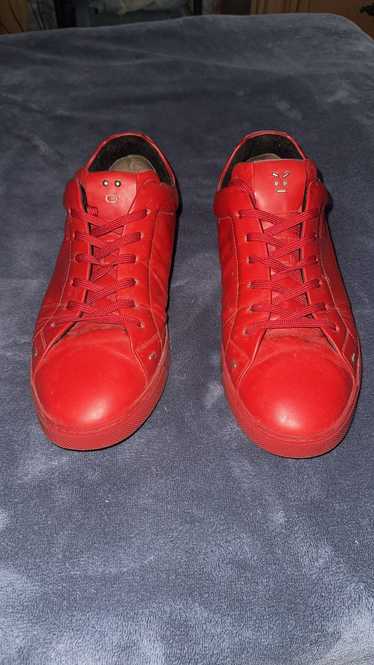 Fendi Fendi Leather red Fendi Faces Sneakers