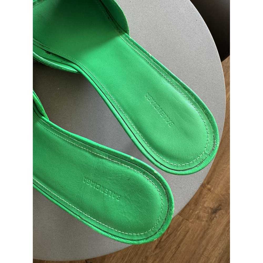 Balenciaga Cagole leather sandal - image 7