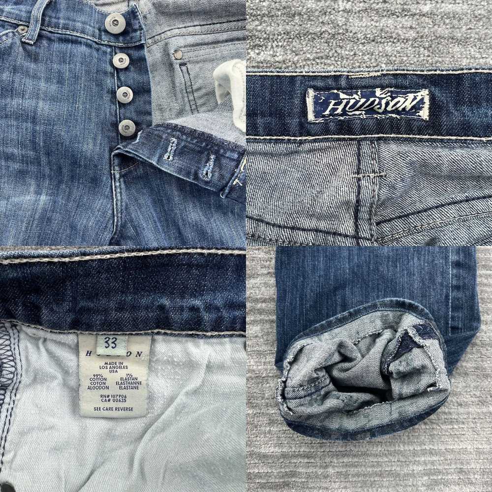 Hudson Hudson Jeans Size 33 Mens Five Pocket Stra… - image 4