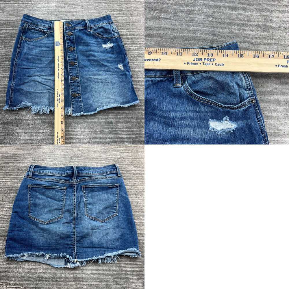 Vintage Mudd Jeans Skirt Size 11 Womens Cut Off B… - image 4