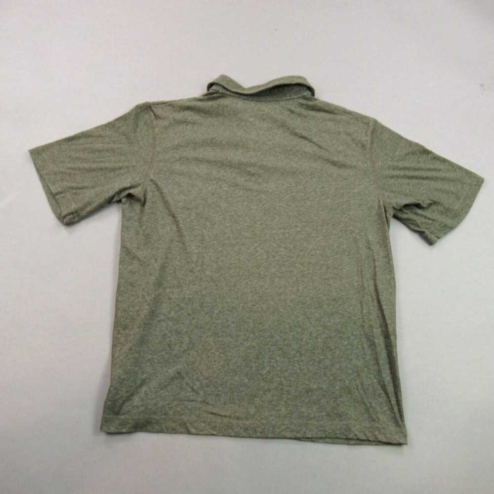 Vintage Columbia Shirt Mens Medium Green Short Sl… - image 3