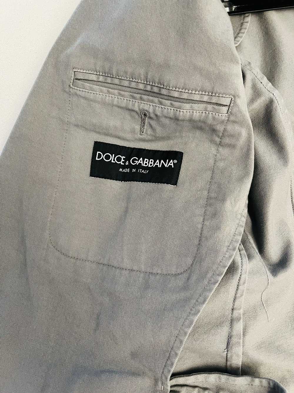 Dolce & Gabbana Dolce & Gabbana cotton gray jacket - image 4