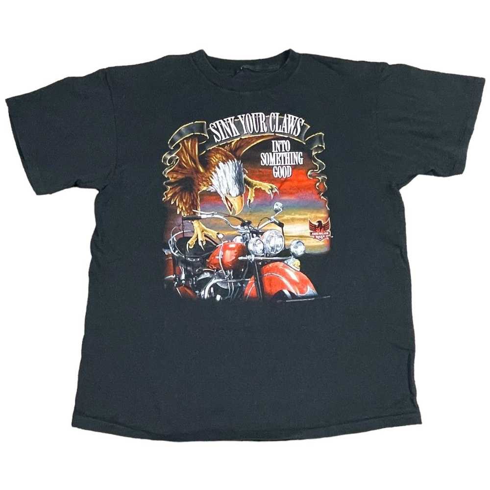 Tee Shirt × Vintage 3D Emblem 1993 Sink Your Claw… - image 1