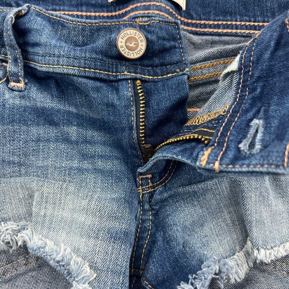 Vintage Hollister Jean Shorts Size 0 W24 Womens C… - image 2