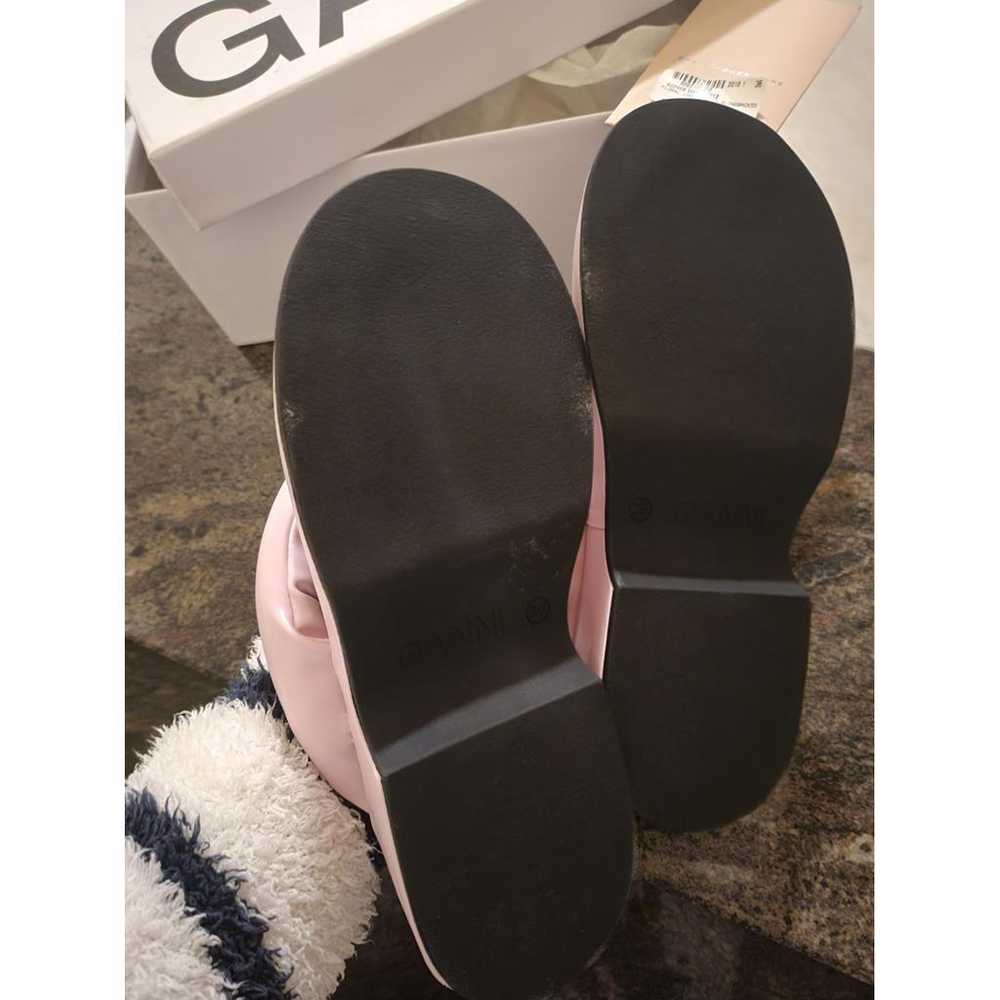 Ganni Vegan leather flip flops - image 2