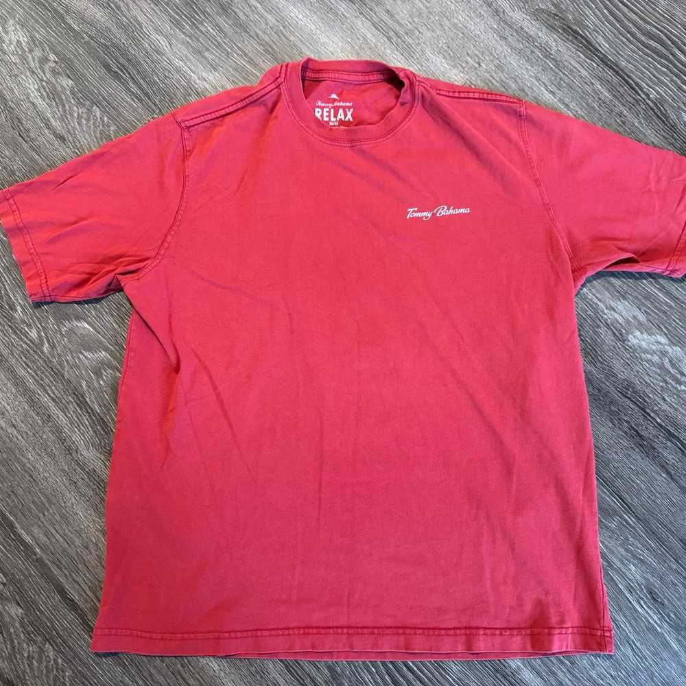 Tommy Bahama Relax T-Shirt Adult Medium Red Nice … - image 2