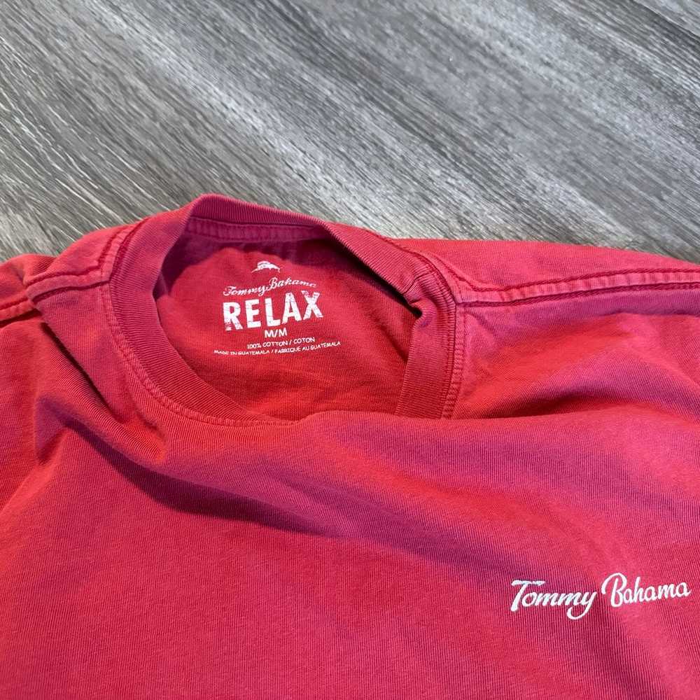 Tommy Bahama Relax T-Shirt Adult Medium Red Nice … - image 3