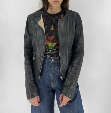 Bershka × Leather Jacket × Streetwear Bershka Blac