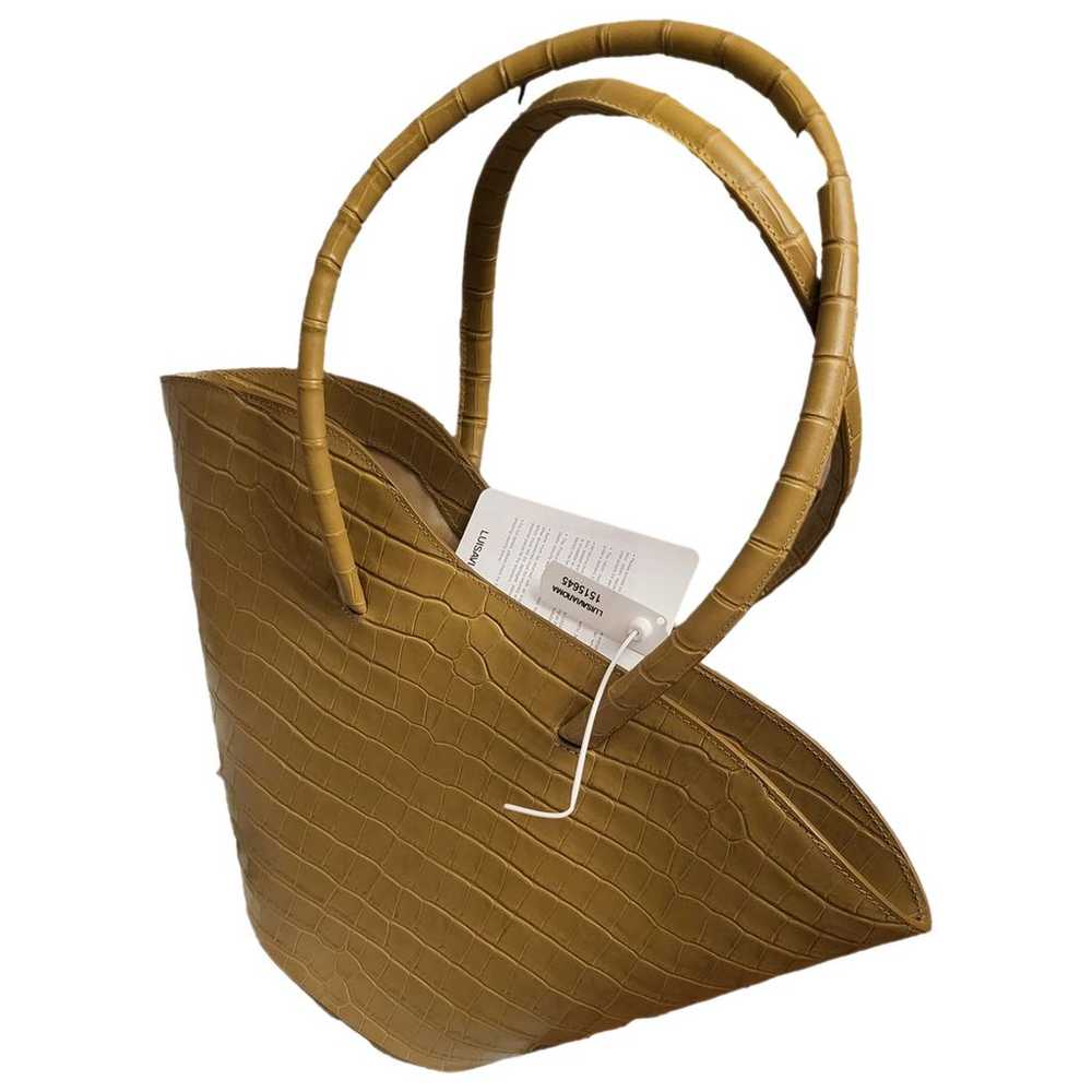 Little Liffner Open Tulip Tote Large leather hand… - image 1