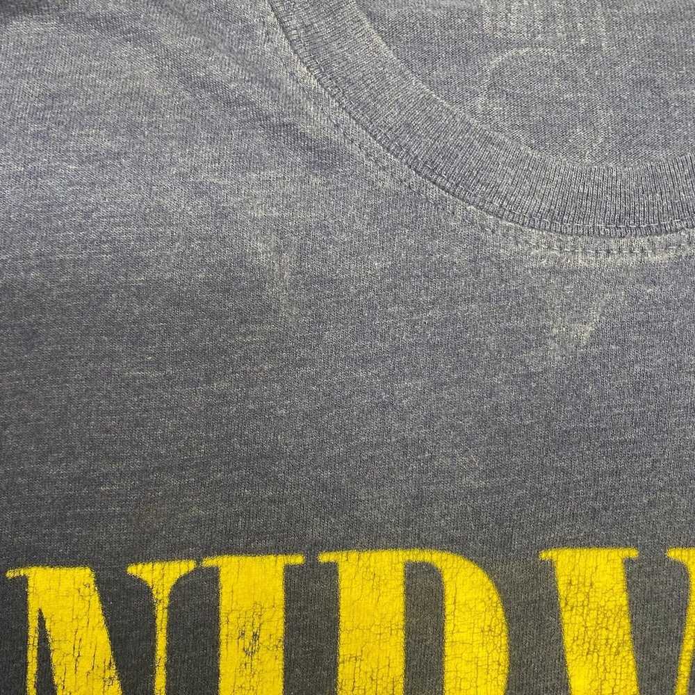 Nirvana Graphic Band Tee Thrifted Vintage Style S… - image 10