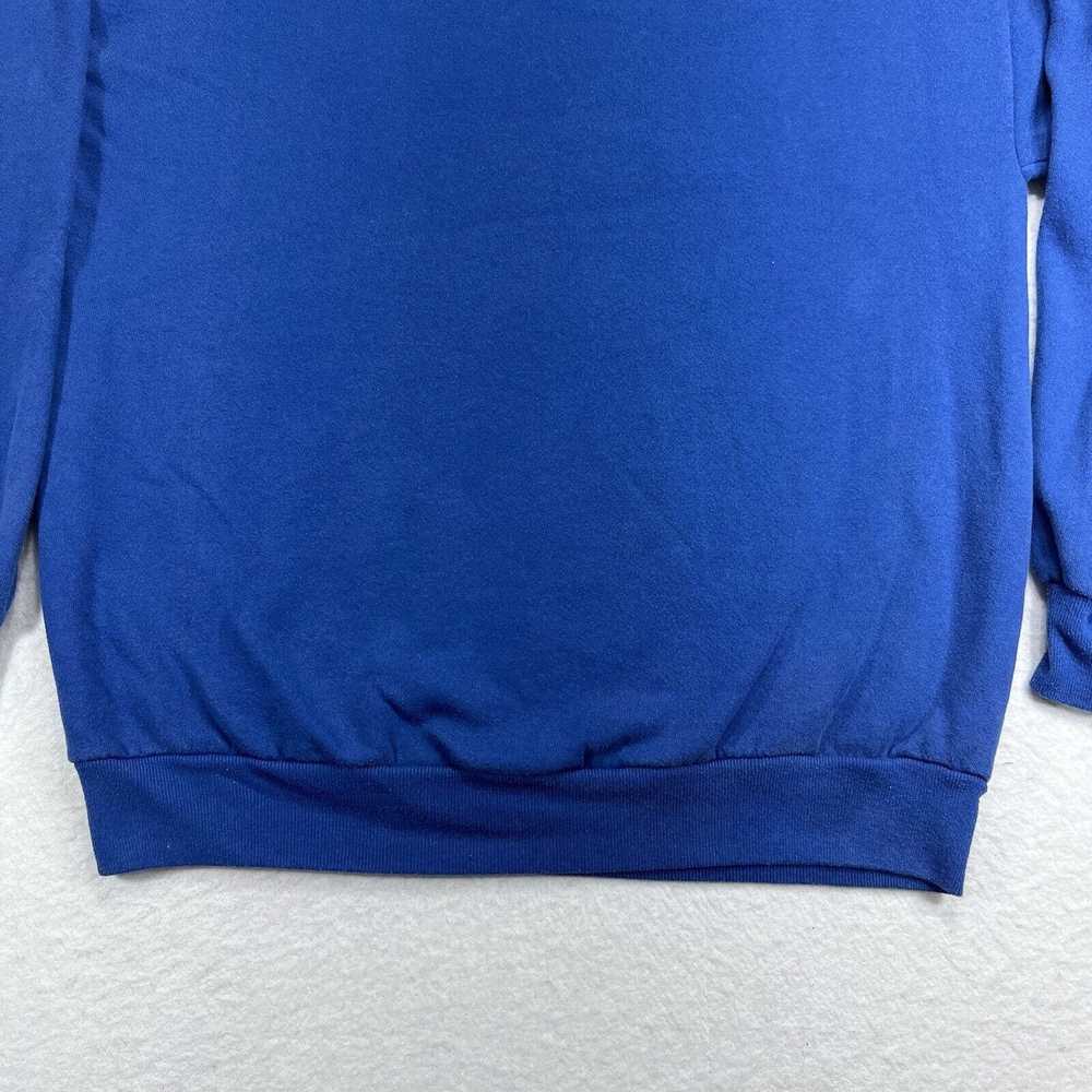 Jerzees Vintage Jerzees Fleece Sweatshirt Blue Pu… - image 10