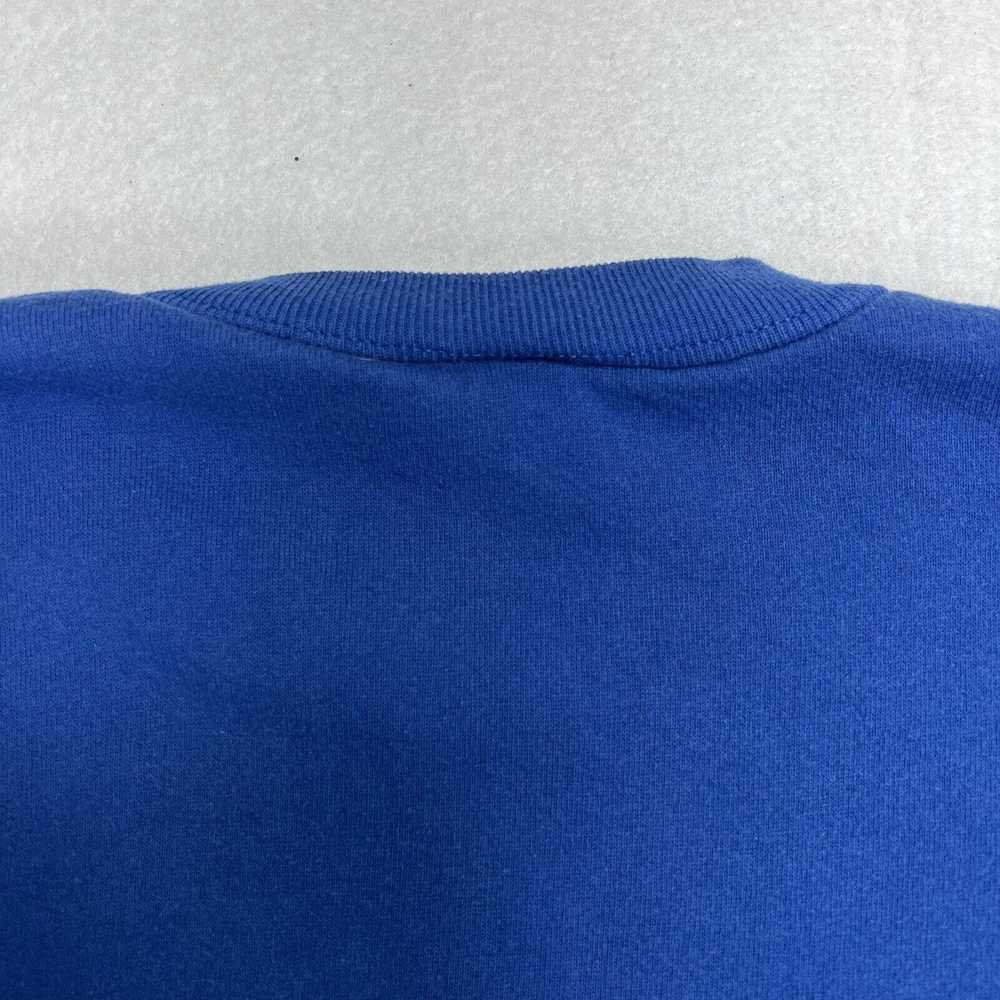 Jerzees Vintage Jerzees Fleece Sweatshirt Blue Pu… - image 8