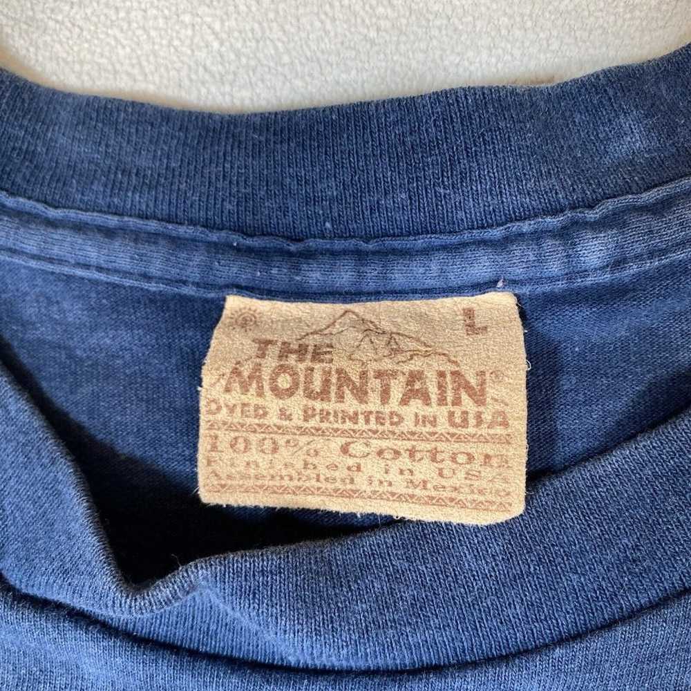 The Mountain Mens Shirt Sz L Blue Tie Dye Y2K Nat… - image 2