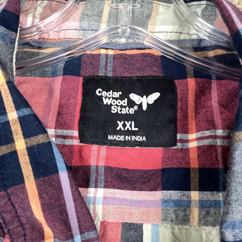 Vintage Cedar Wood State Button-Up Shirt Men's XX… - image 2