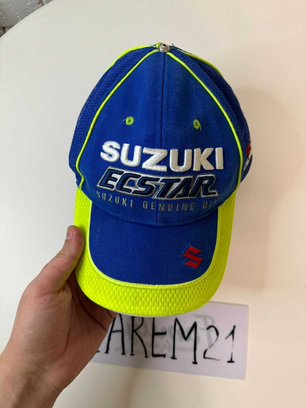 Racing × Streetwear × Vintage Suzuki Ecstar cap h… - image 2