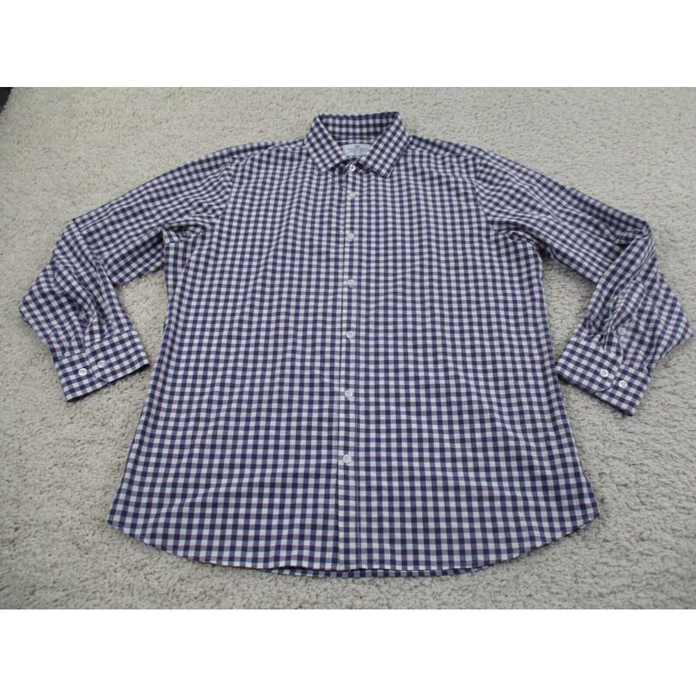 Mizzen+Main Mizzen Main Shirt Mens 2XL XXL Purple… - image 1