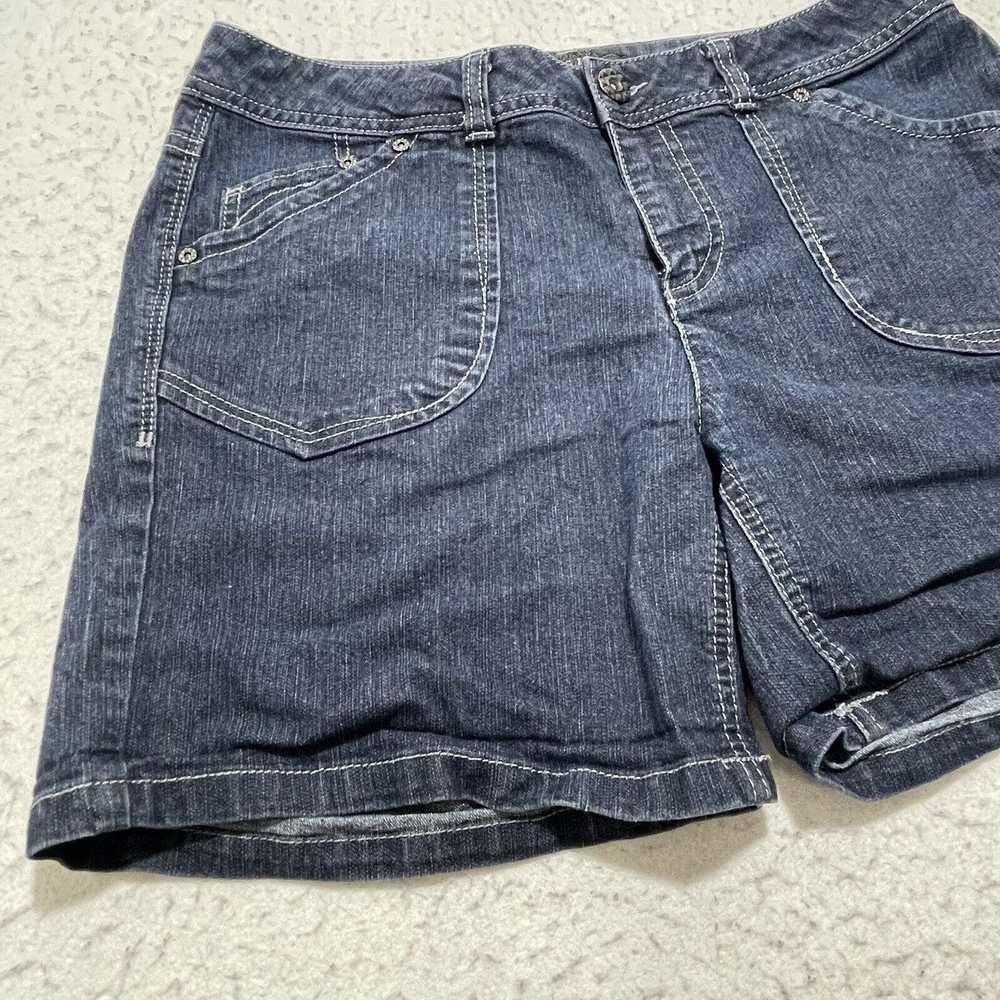 Other Baccini Women's Size 8 Denim Shorts 6" Inse… - image 3