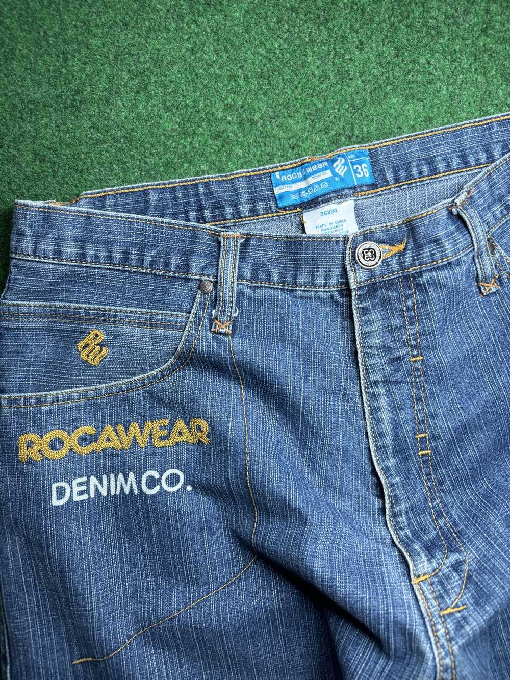 Rocawear Vintage Y2K Rocawear Denim Baggy Men’s 3… - image 2