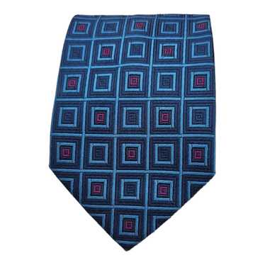 Designer ERVÉ JACQUES Geometric Silk Tie ITALY 59”