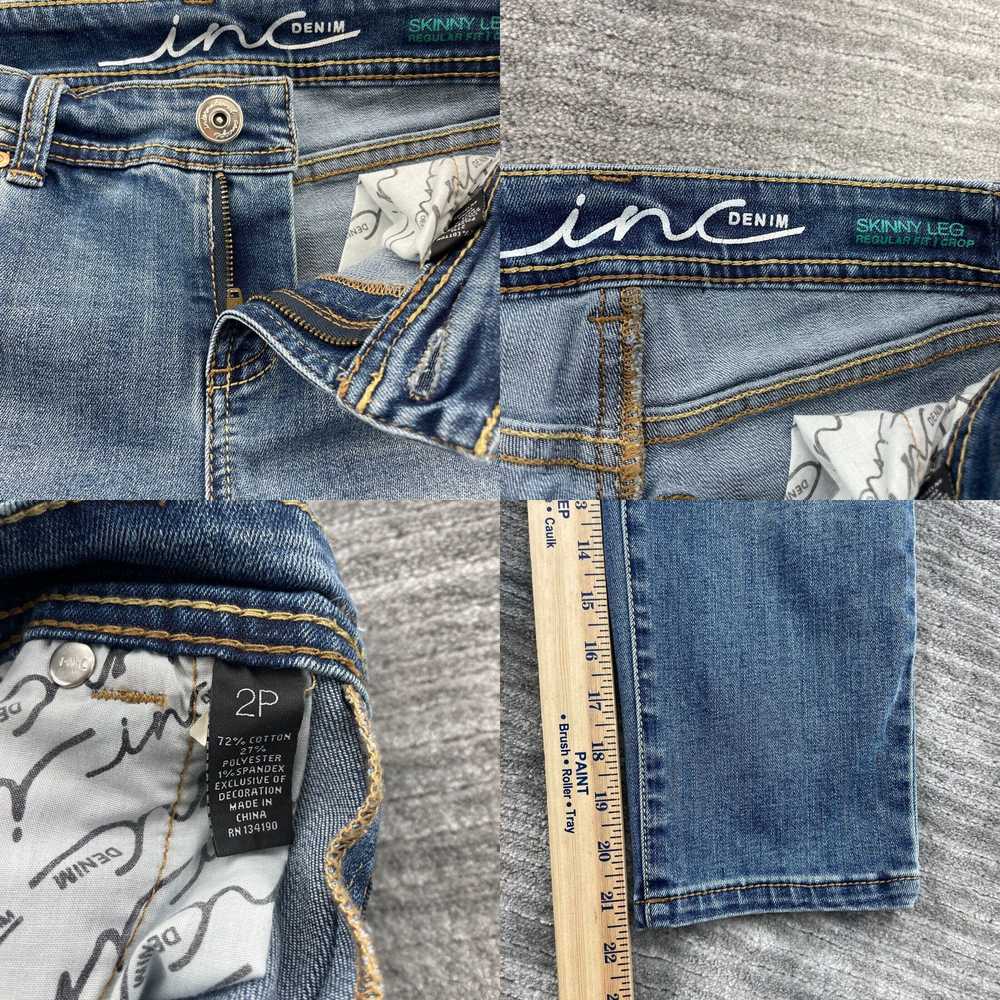 Vintage INC Jeans Size 2P Womens Skinny Leg Regul… - image 4