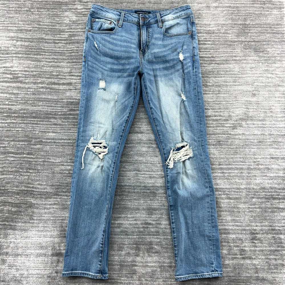 Vintage Aeropostale Jeans Size 32/32 Mens Slim St… - image 1
