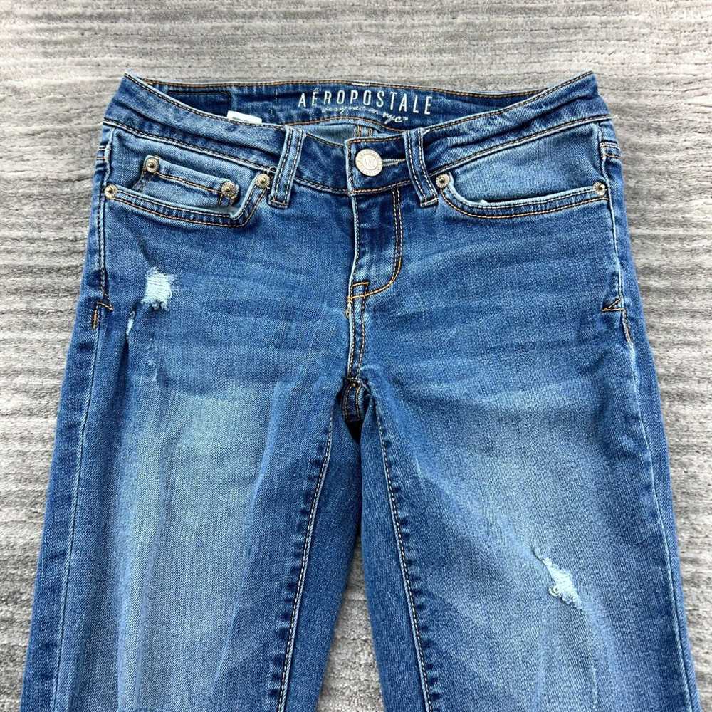 Vintage Aeropostale Jeans 0 Short Womens Skinny L… - image 2