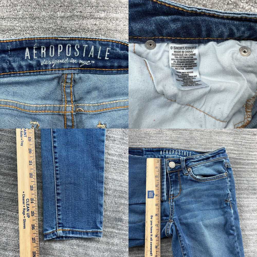 Vintage Aeropostale Jeans 0 Short Womens Skinny L… - image 4