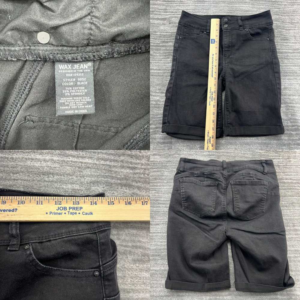 Vintage Wax Jean Shorts Size L Womens Bermuda But… - image 4