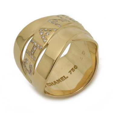 Chanel Finished CHANEL Bourdeaux Ring, K18YG Yell… - image 1