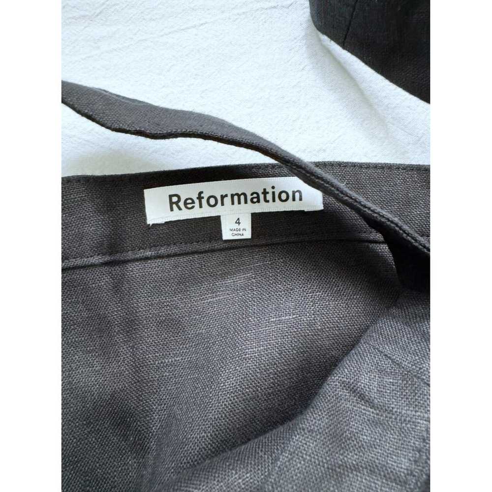 Reformation Linen mid-length dress - image 6