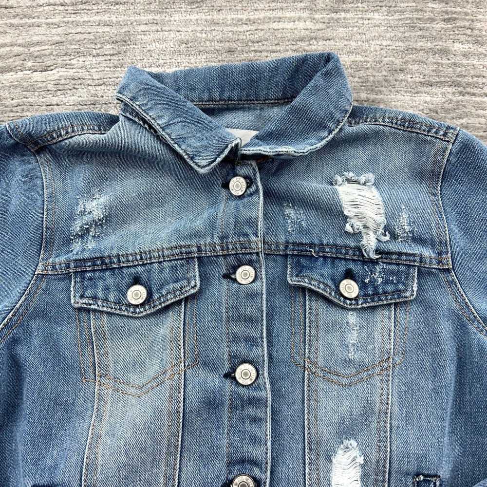 Rsq RSQ Jean Jacket Size M Youth Girls Button Poc… - image 2