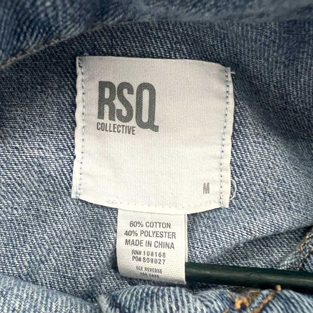Rsq RSQ Jean Jacket Size M Youth Girls Button Poc… - image 3