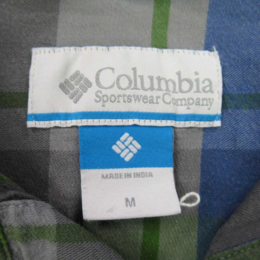 Vintage Columbia Shirt Mens Medium Long Sleeve Bu… - image 3