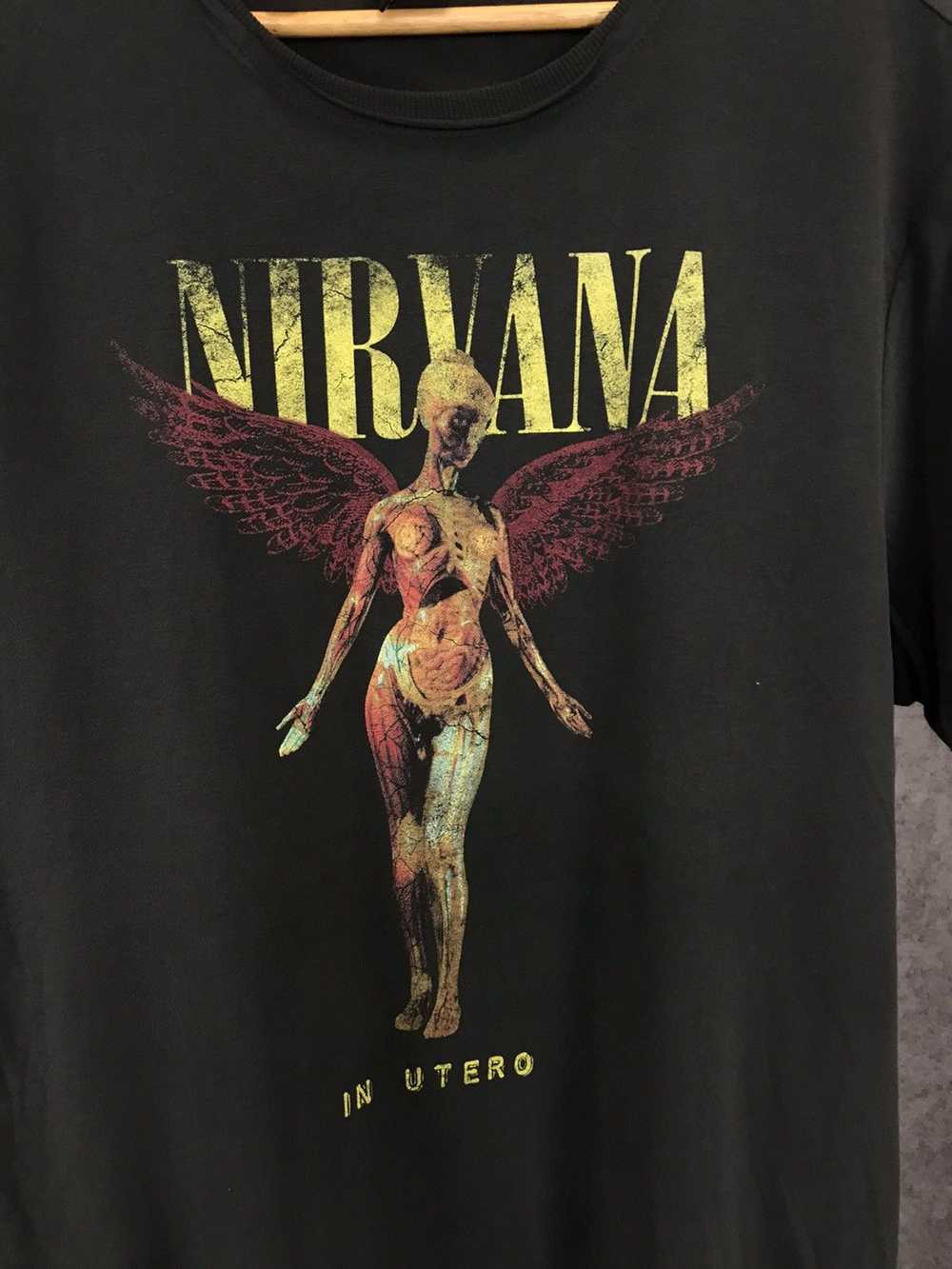 Band Tees × Nirvana × Rock Band Nirvana In Utero … - image 3
