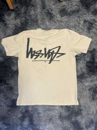 Streetwear × Stussy RARE Stussy Flipped Logo Tee K