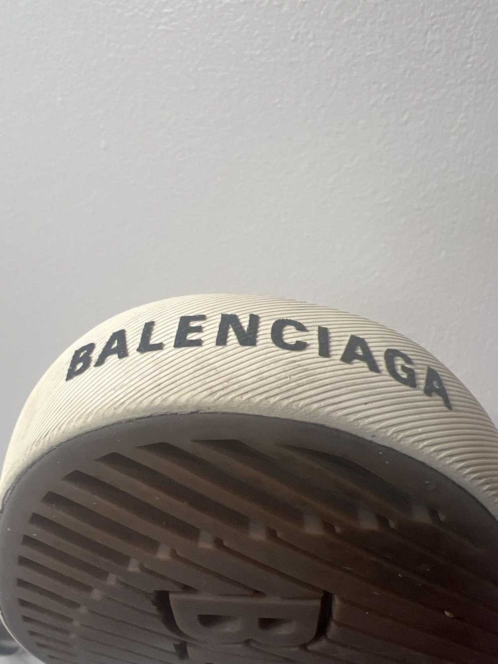 Balenciaga Balenciaga Paris distressed high-top s… - image 7