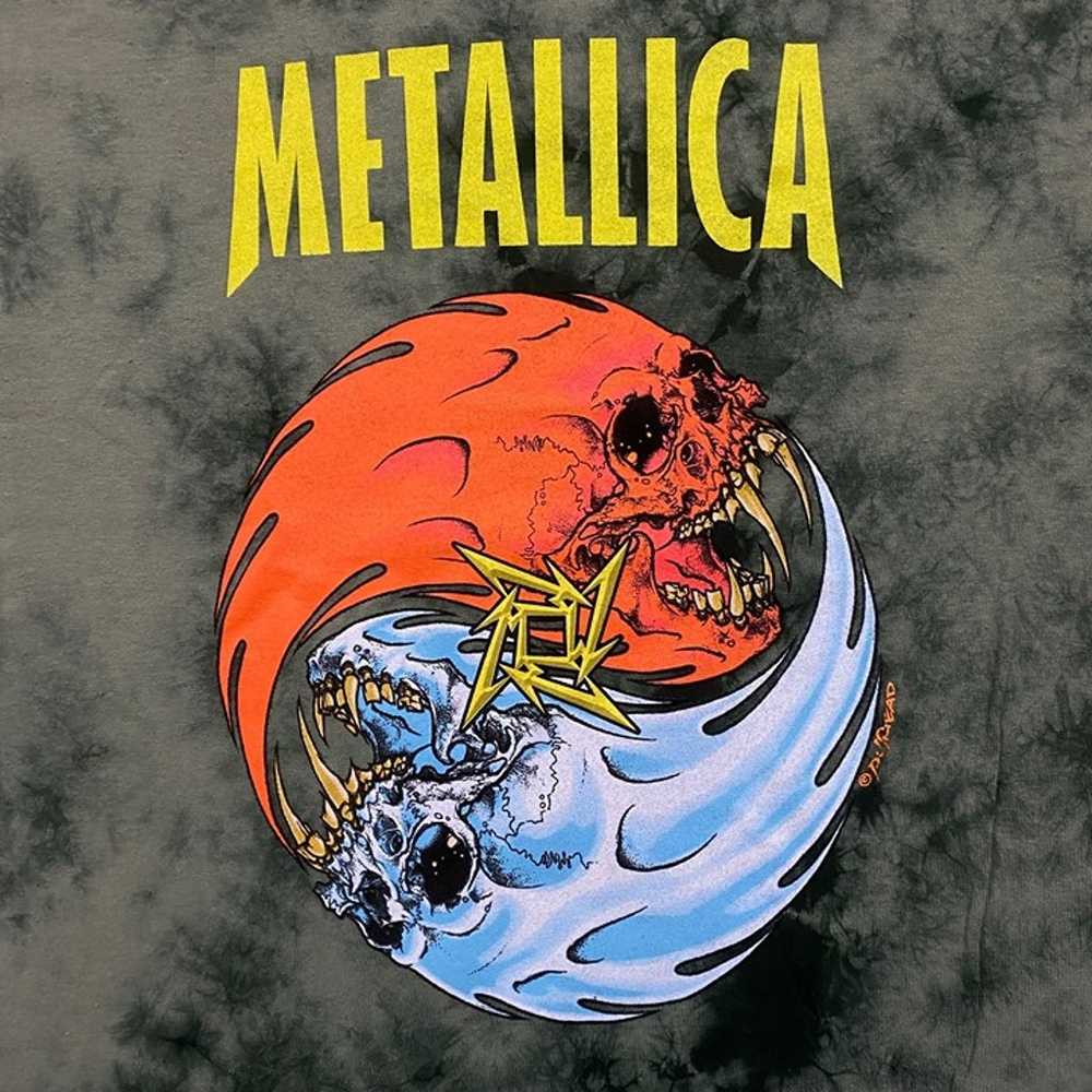 Metallica Ying & Yang Pushead Tie Dye Heavy Metal… - image 2
