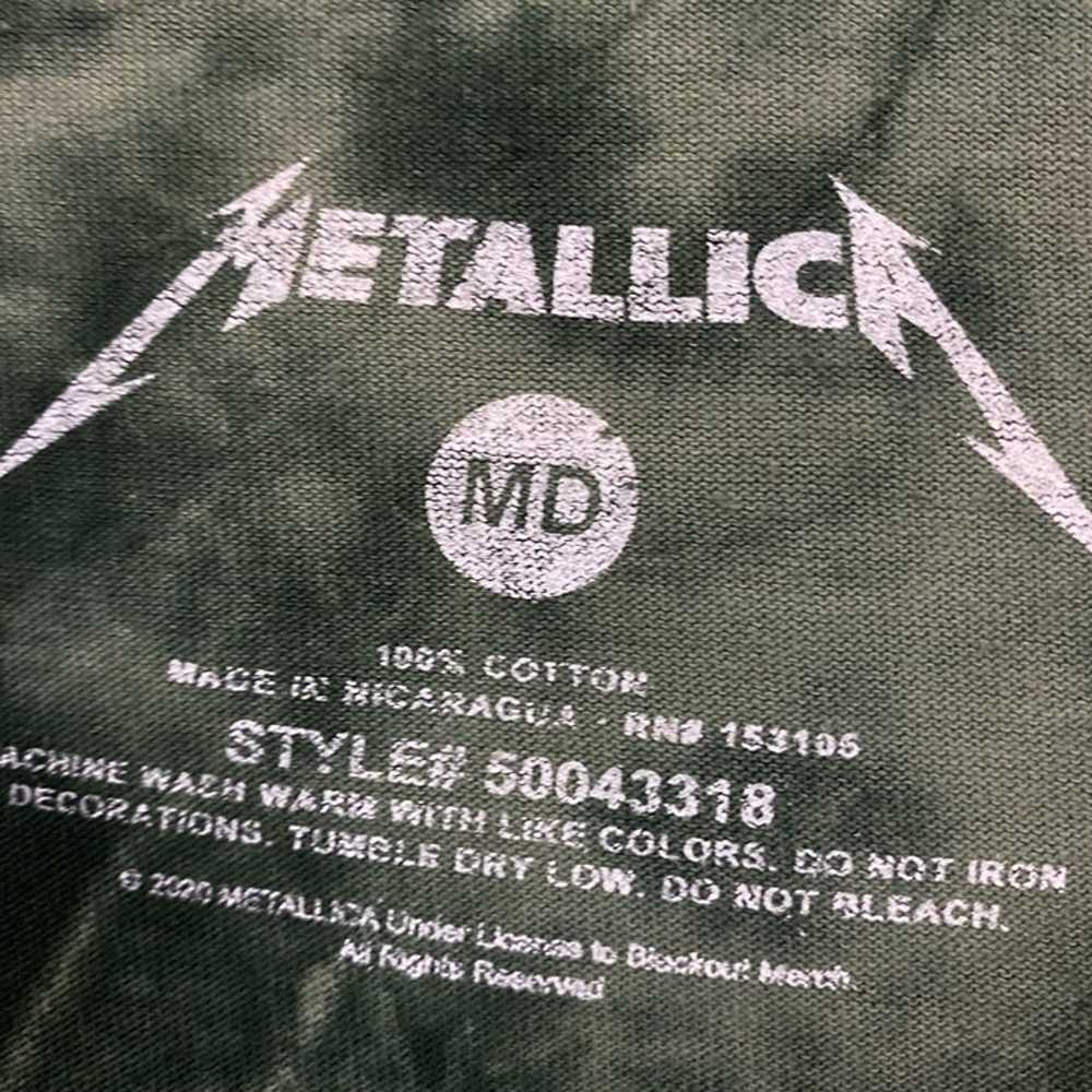 Metallica Ying & Yang Pushead Tie Dye Heavy Metal… - image 4