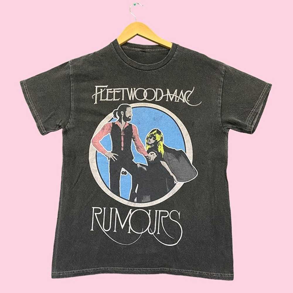 Fleetwood Mac Rumours Album Poster Rock Band Tee M - image 1